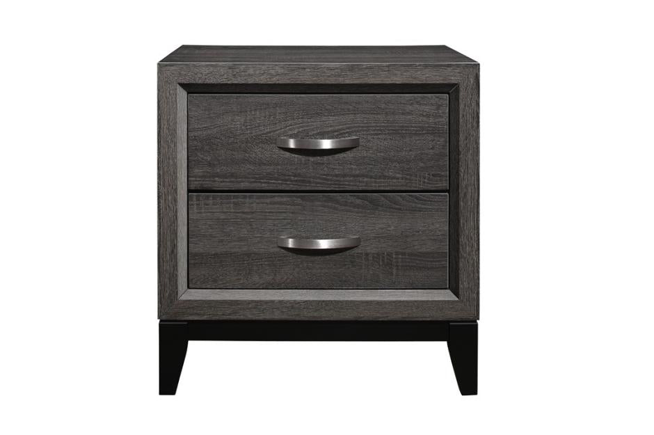 Homelegance 1645-4 Davi Gray Nightstand