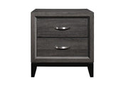 Homelegance 1645-4 Davi Gray Nightstand
