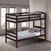 FOA FM-BK110ES-T Finsbury Espresso Twin / Twin Bunk Bed