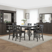 Urban Styles 2595 Palm Springs Gray 7 Piece Counter Height Pack
