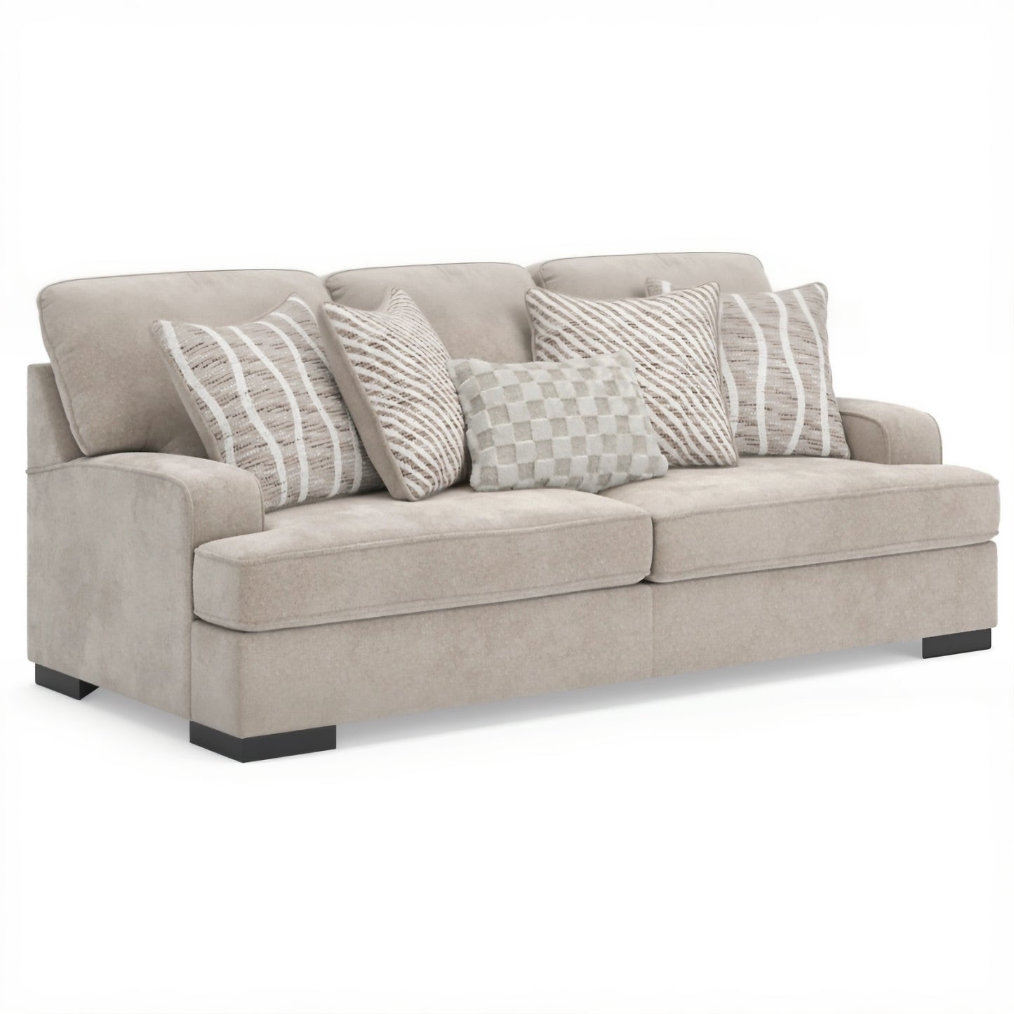 Ashley 5990238 High Profile Taupe Sofa