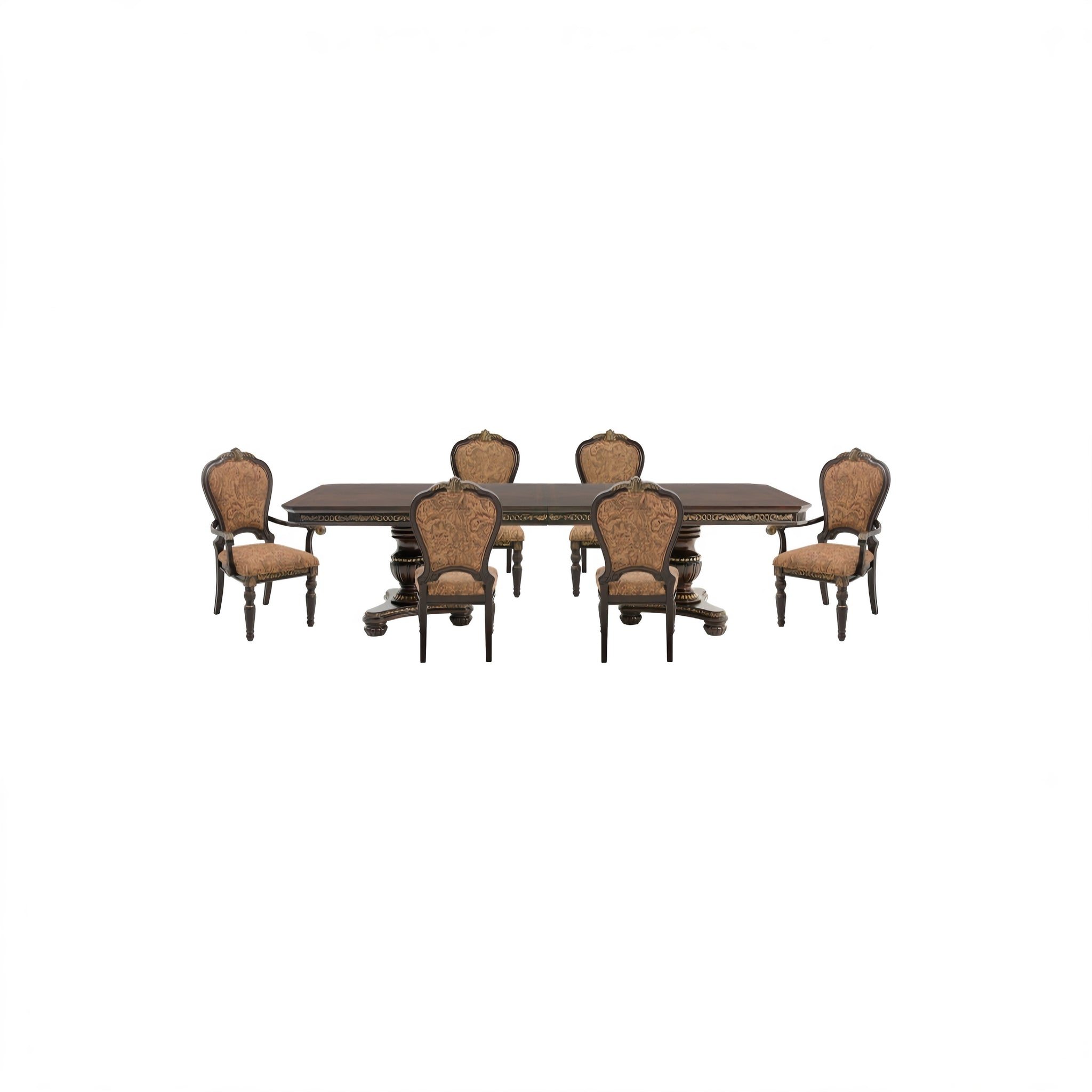 Homelegance 1808 Russian Hill Traditional 7 Piece Dining Room Set