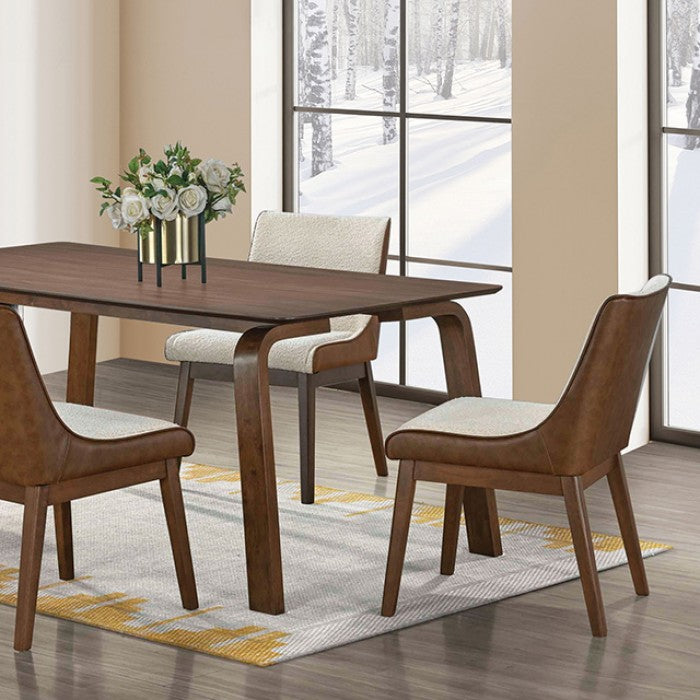 FOA FM3213WN-T-5PC Viken 5 Piece Dining Table Set ( Special Order )