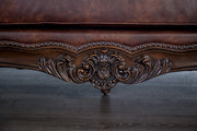 FOA FM65005BR Palencia Traditional Sofa Loveseat Set