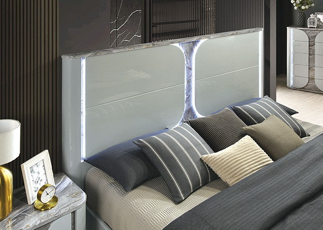 FOA FM72011LG Cleburne LED Full Bed