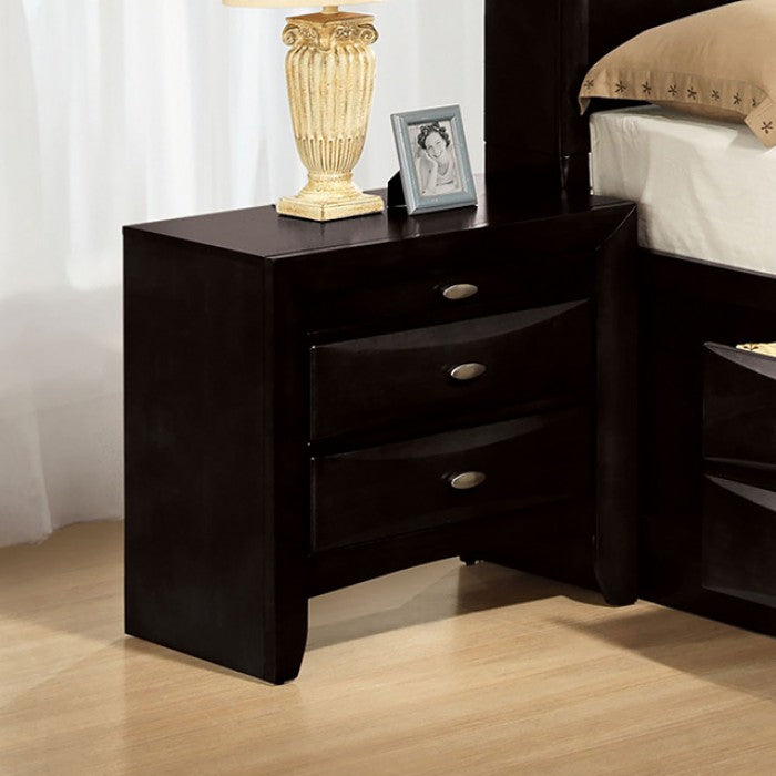 FOA FM7210BK-NS Zosimo Black Nightstand ( Special Order Only )