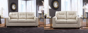 Ashley 2170835 / 838 Santorine Bone Leather Sofa & Loveseat Set