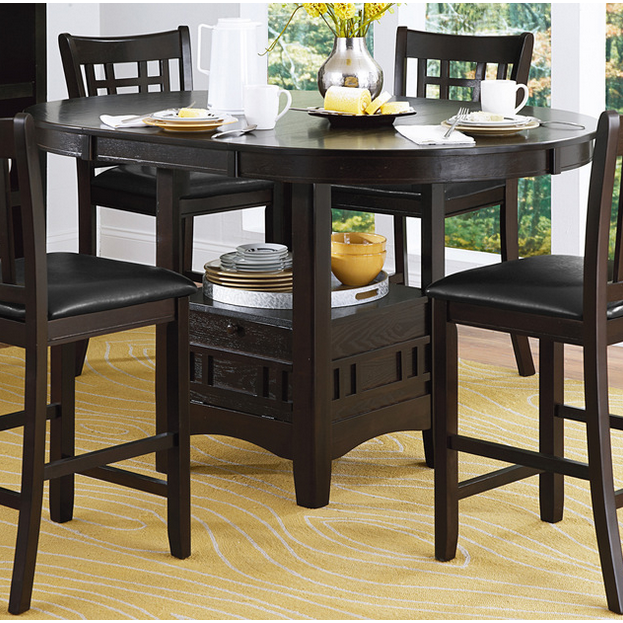 Homelegance 2423 Junipero 5pc Counter Height Dinette