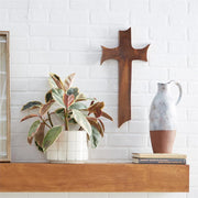UMA 71481 Teak Wood Cross Wall Decor