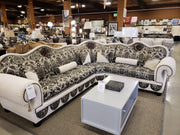 Cortez Macaria White Sectional