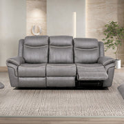 FOA NX6001WG-SF Agata Warm Gray Manual Sofa