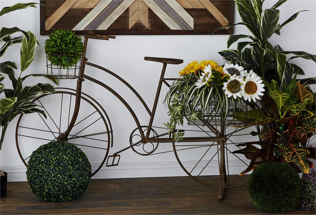 UMA 41403 Brown Metal Vintage Plant Stand