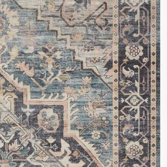 Loloi Hathaway HTH-01 Navy / Multi 5' x 7' 6" Rug