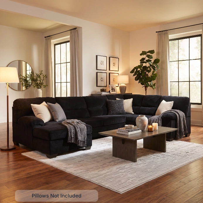Ashley 24204S1 SimpleJoy 3 Piece Sectional w/ Chaise