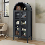 FOA SL-AC8001BK-3A Gateshead Black Arched Cabinet