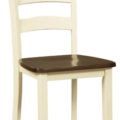 Ashley D335-01 Woodanville Cream & Brown Dining Chair