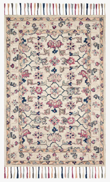 Loloi Elka ELK-02 Ivory / Multi 5 x 7