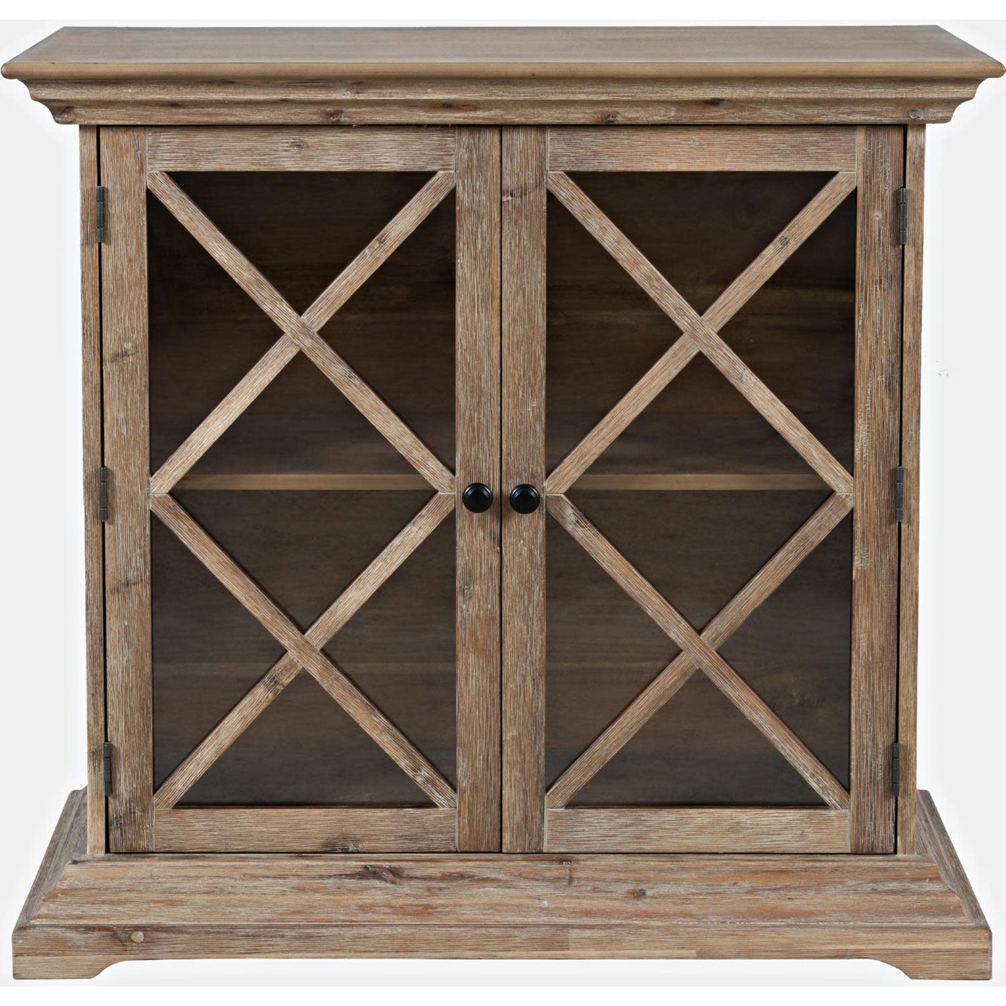 Jofran 2020-38 Carrington Bisque 2 Door Accent Cabinet