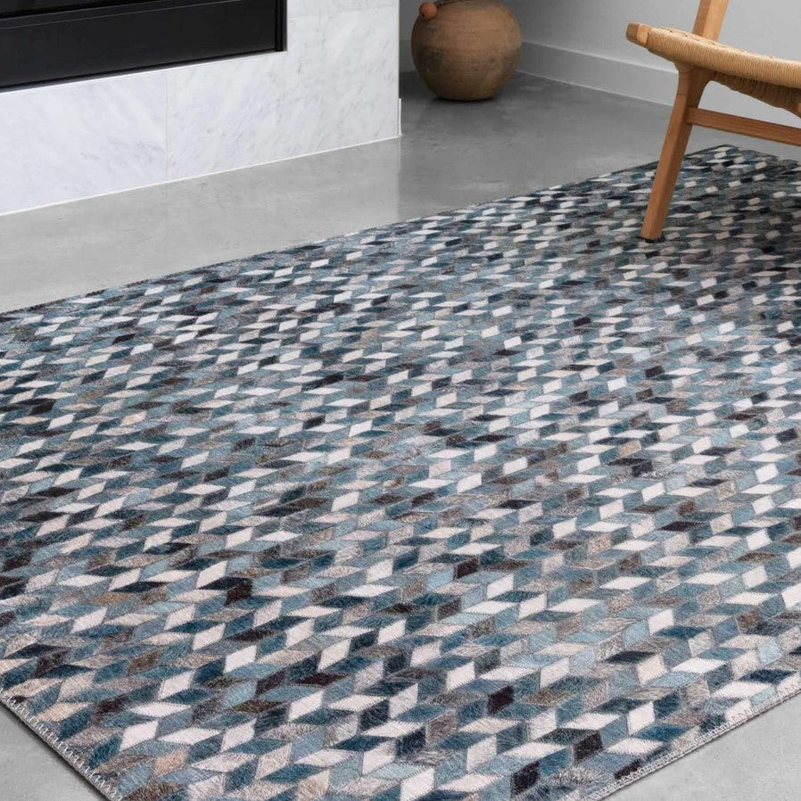 Loloi Maddox MAD-08 Ocean / Grey 5'-0" X 7'-6" Rug